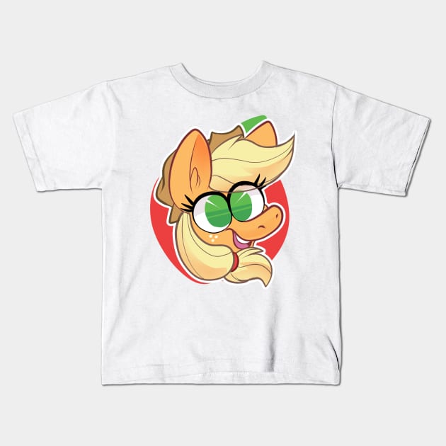 Apple Jack Kids T-Shirt by Baja Gryphon